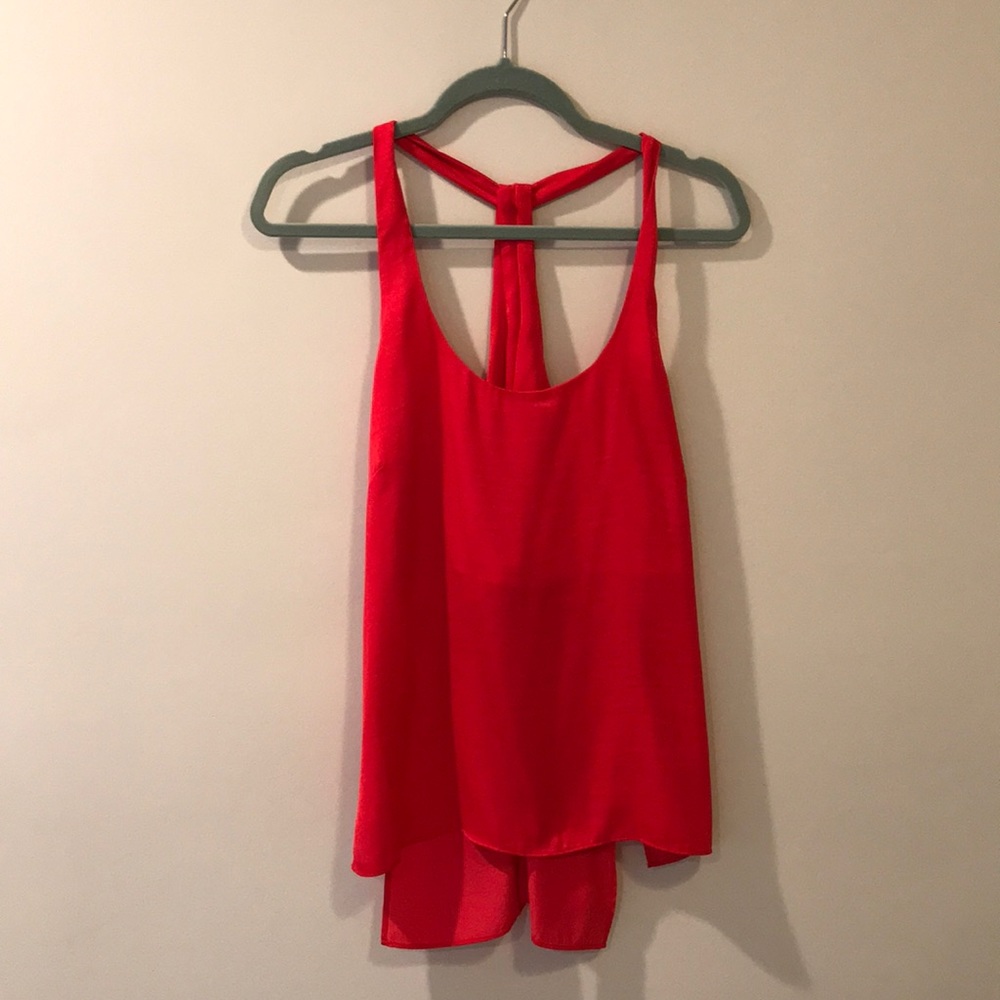 BCBGMaxAzria Cherry Red Tank
